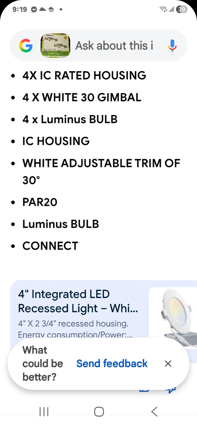 Luminus 6-pack 4-inch LED Recessed Lighting Kits - photo 4