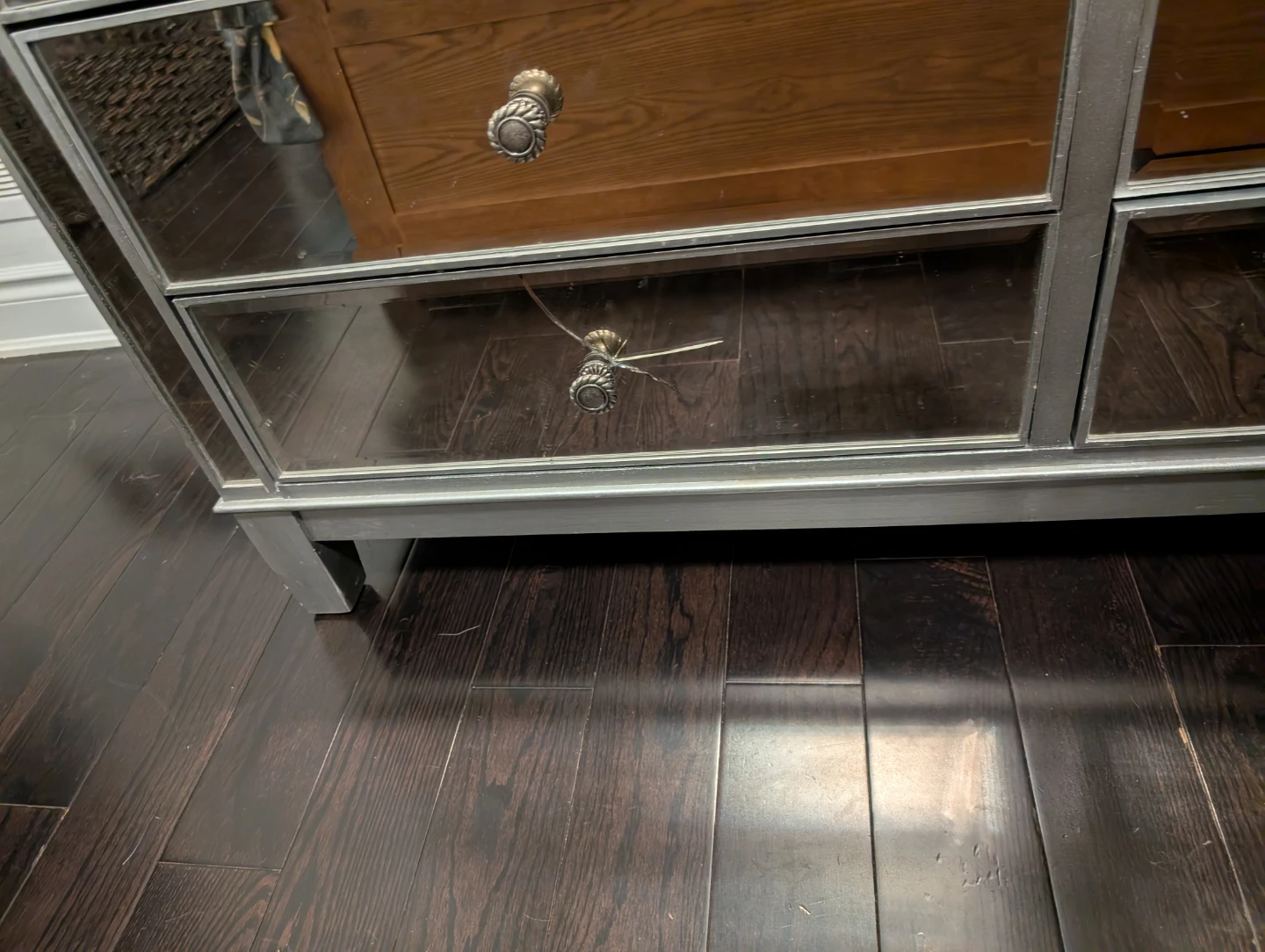 Mirrored Dresser with 9 Drawers - photo 3