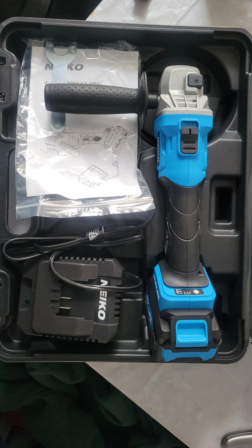 NEIKO 20V Li-ion Brushless Angle Grinder - 4-1/2" Drive