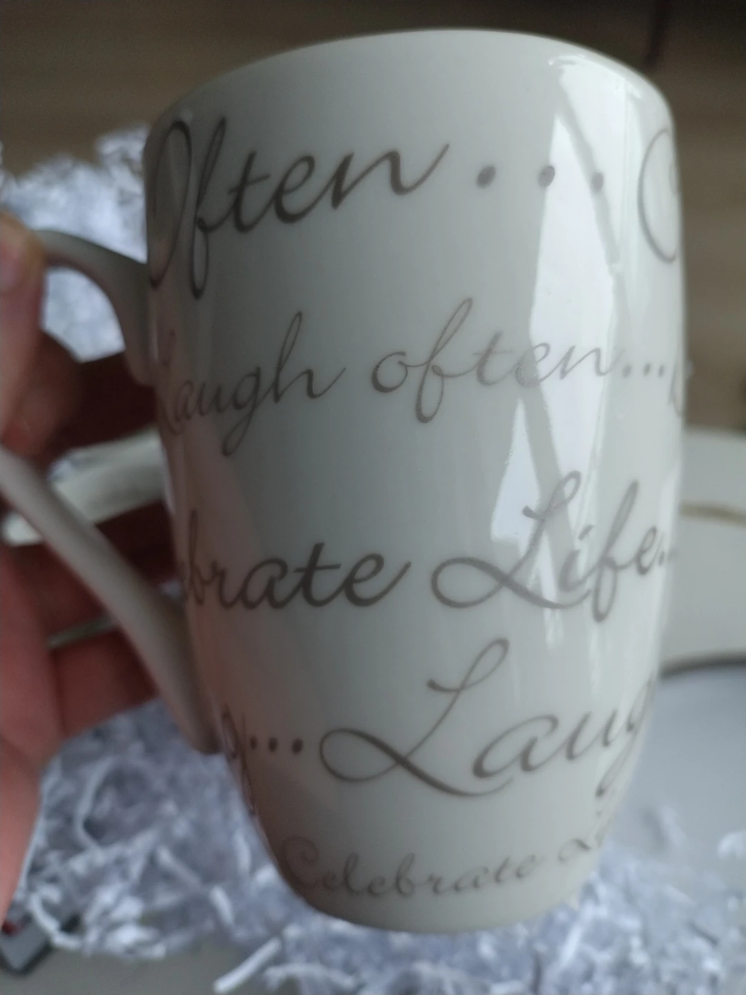 Set of 4 Inspirational Quote Mugs - Celebration Bowring - photo 2