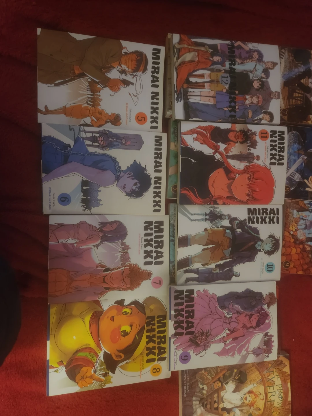 Mirai Nikki Manga Volumes 5-12
