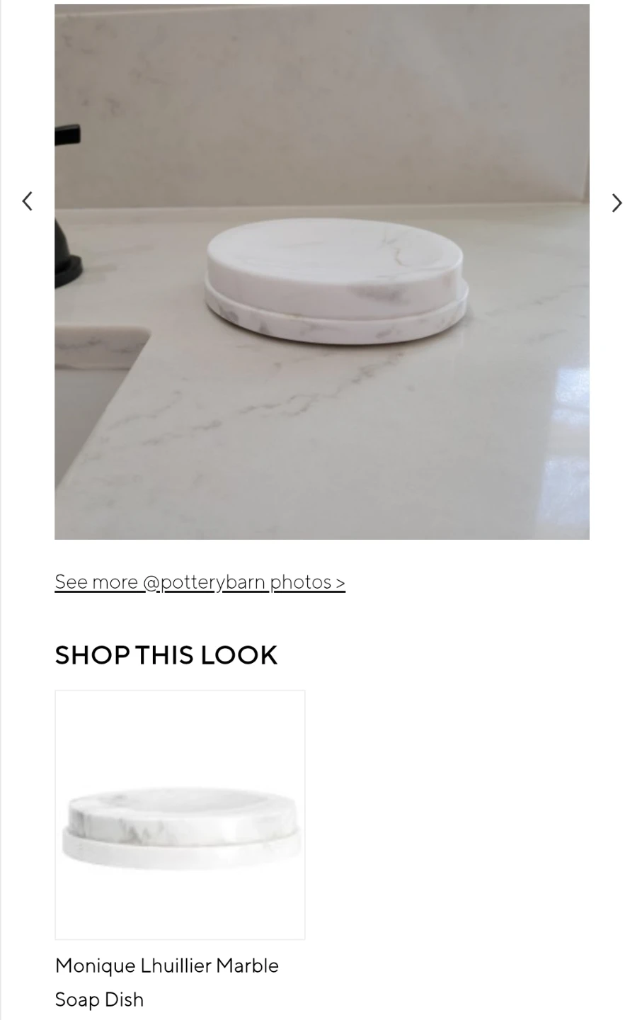 Monique Lhuillier Marble Soap Dish - photo 4