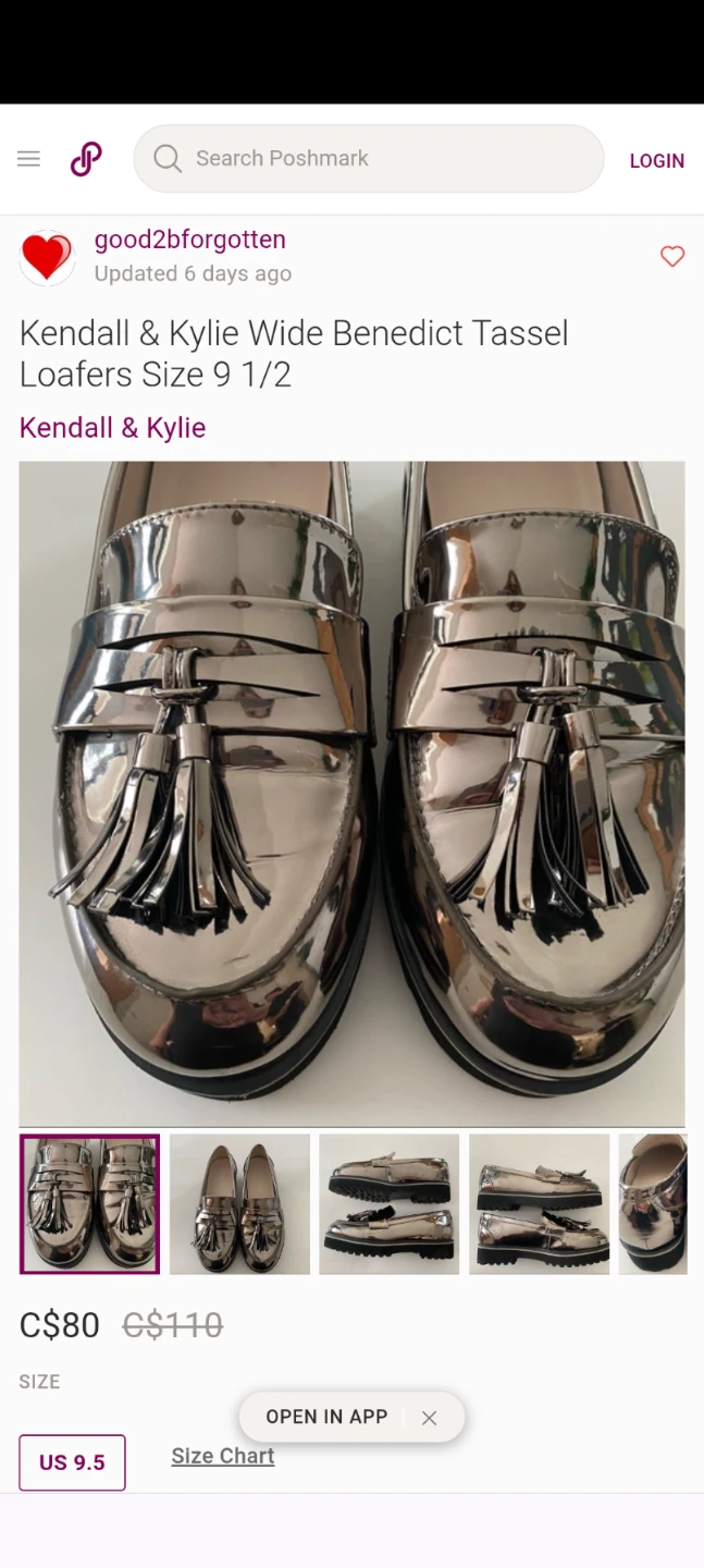 Kendall & Kylie Benedict Tassel Loafers - Size 9 1/2