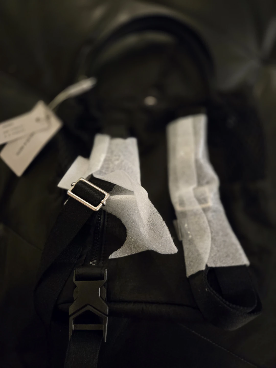 Charles & Keith Black Nylon Mesh Tote Bag - photo 2