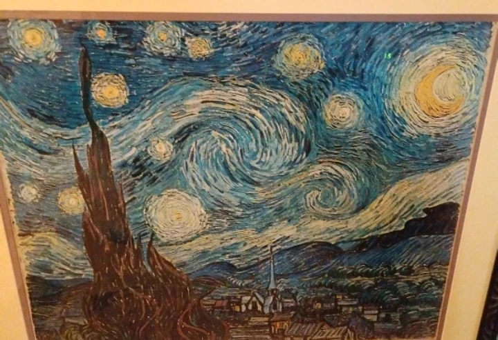 Framed "The Starry Night" Print - photo 2