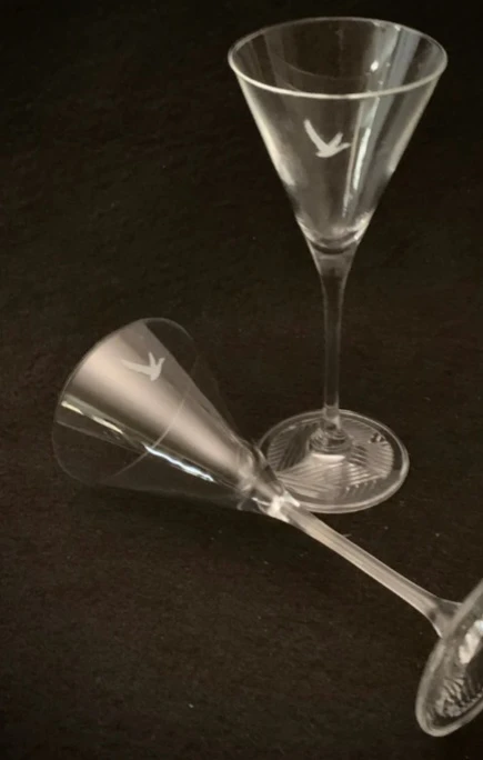 2 Grey Goose Cocktail Glasses - photo 2