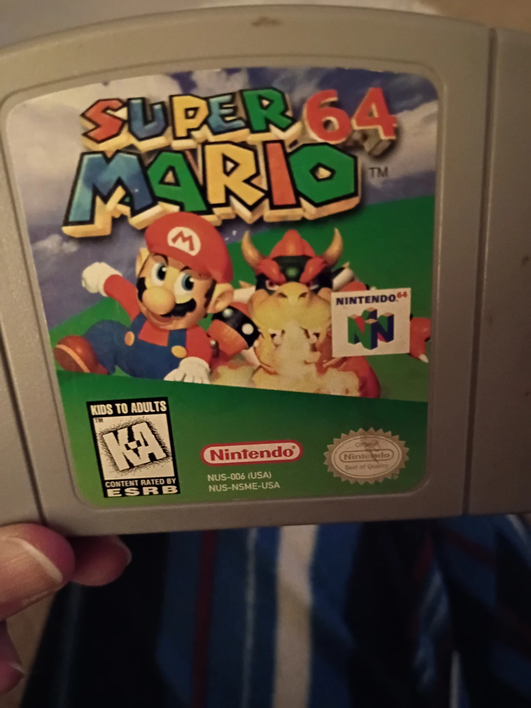 Super Mario 64 Nintendo 64 Game Cartridge
