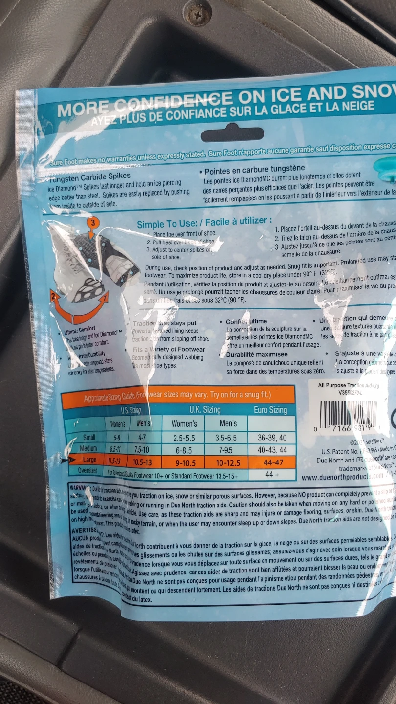 Due North All Purpose Ice & Snow Traction Aids Size Large - photo 2