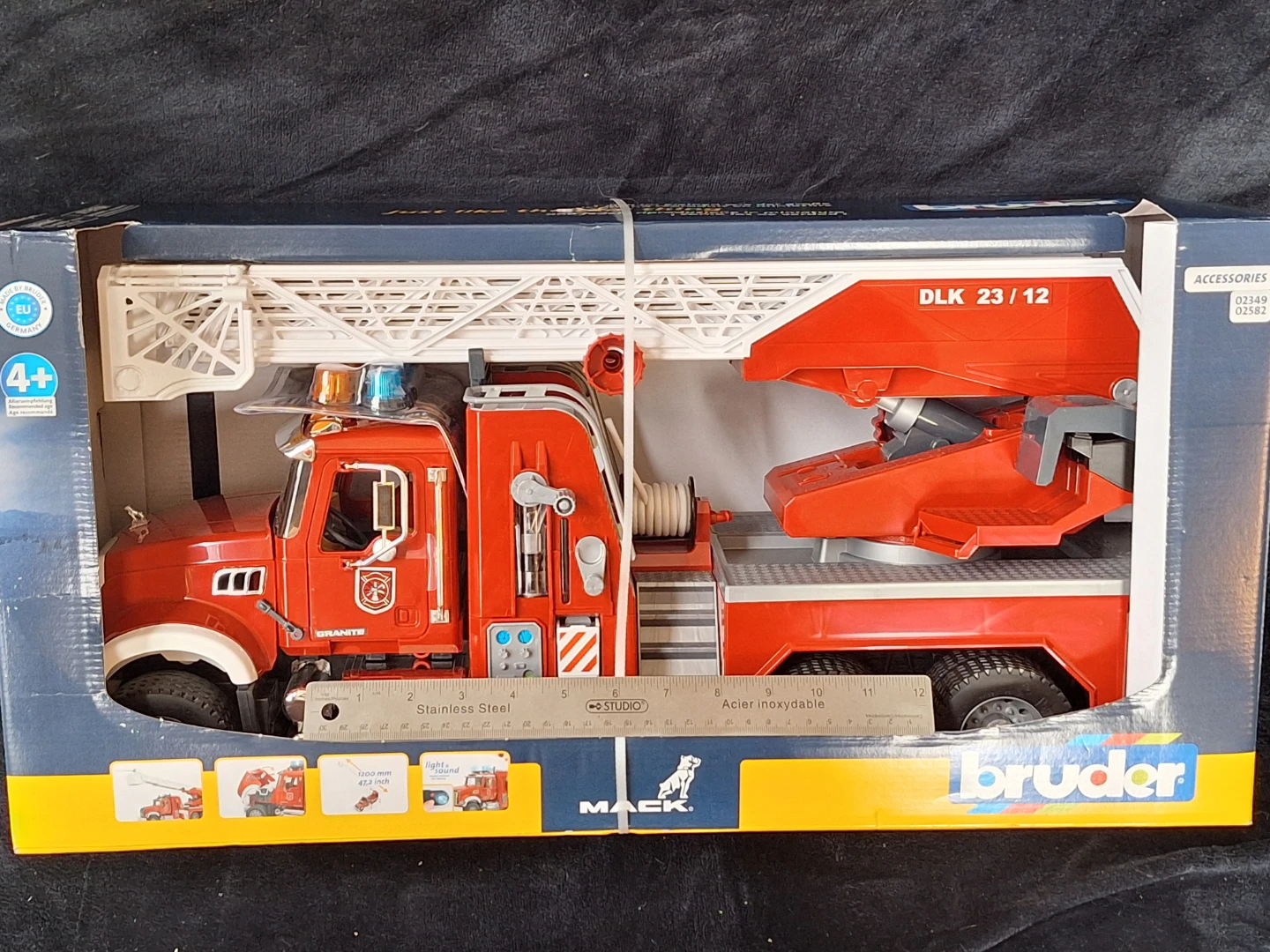 Bruder DLK 23/12 Fire Truck Toy - photo 3