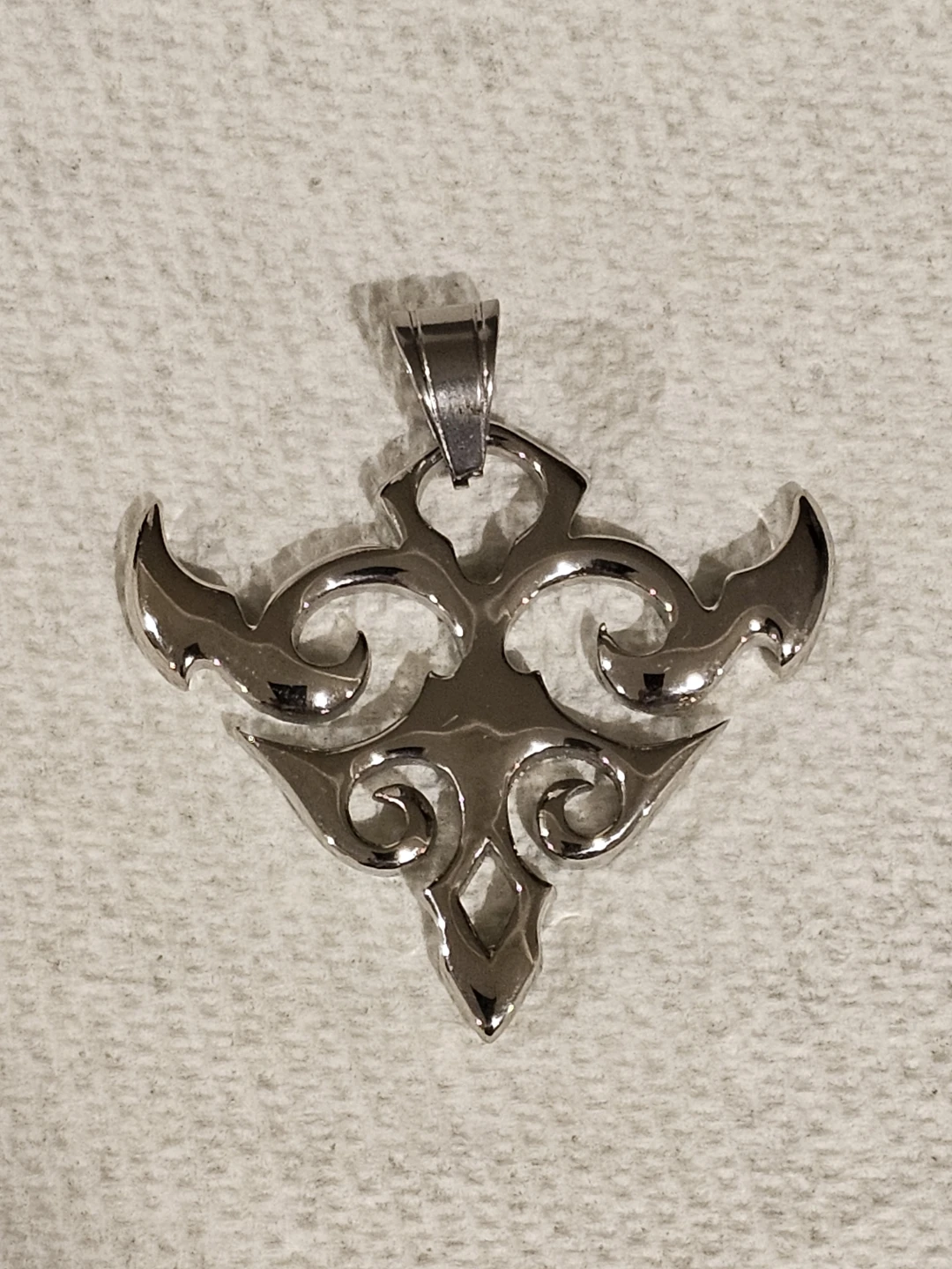 Tribal Style Stainless Steel Pendant