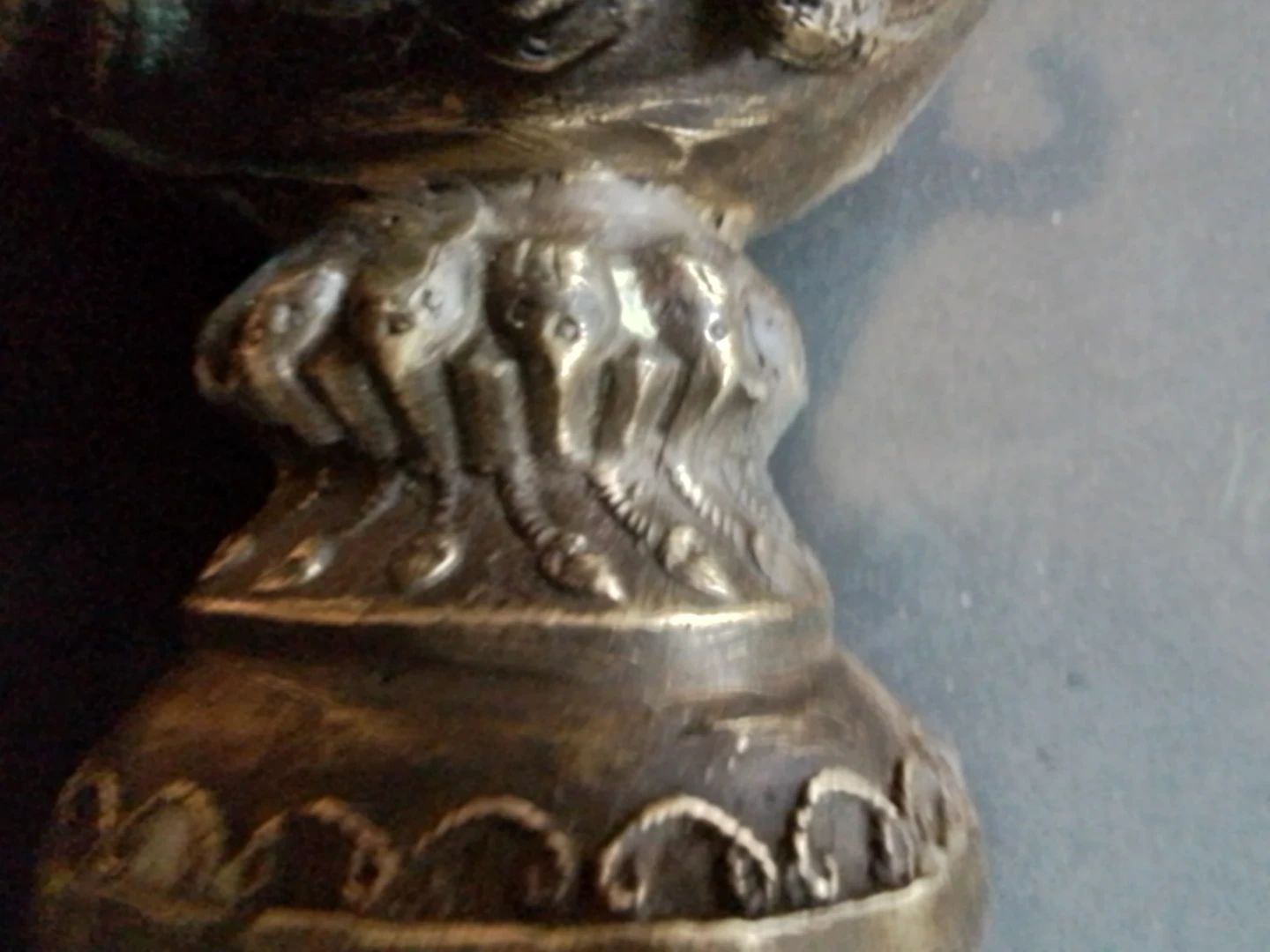 Antique Signed / Stamped Asian Hand Decorated Dragon - photo 4
