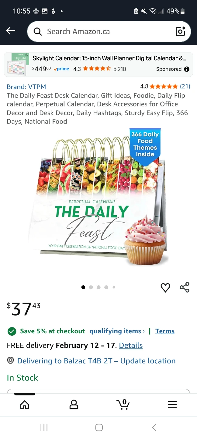 Brand New VTPM The Daily Feast Perpetual Calendar 🏆