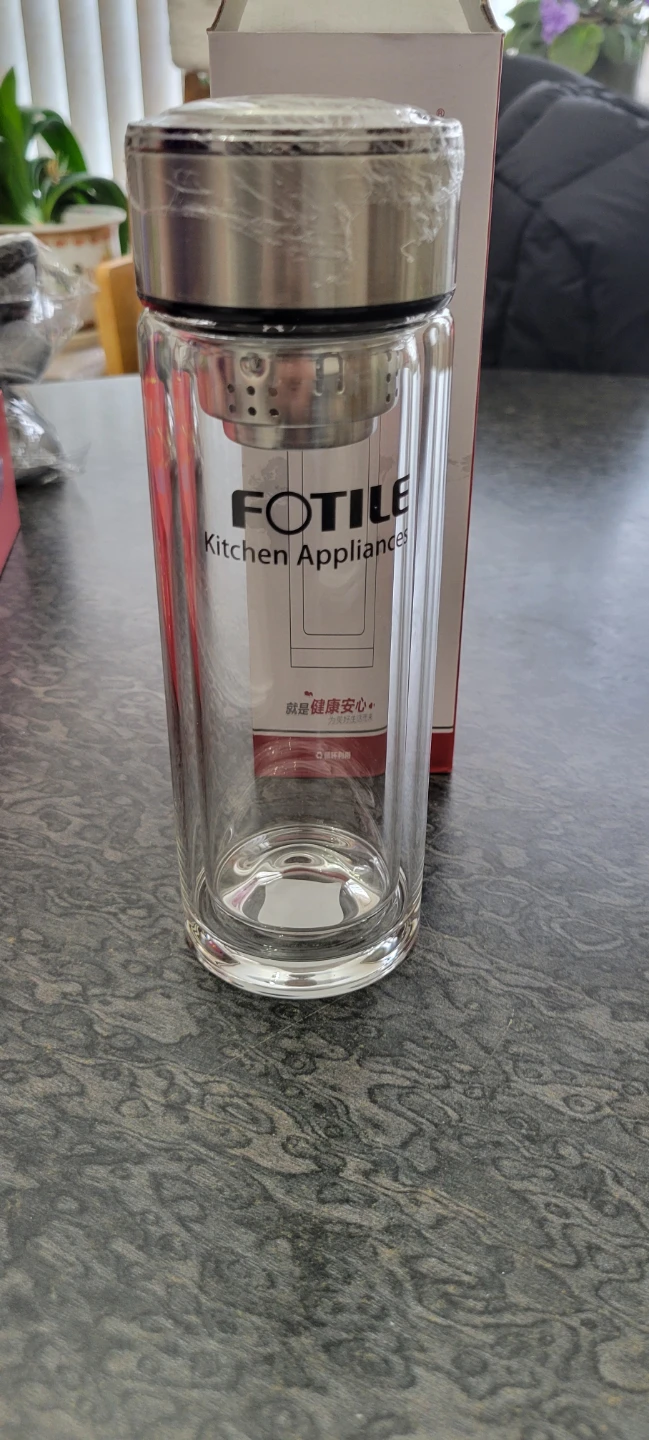 FOTILE Glass Tea Infuser Bottle
