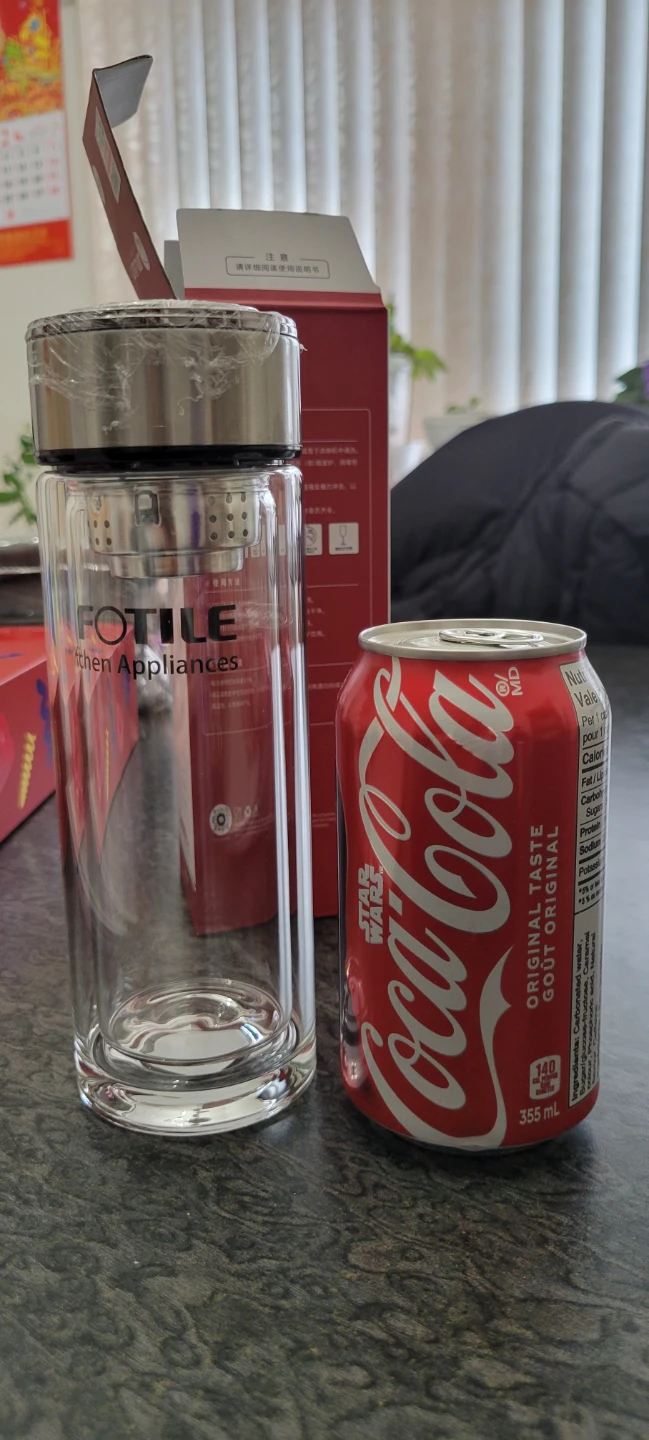 FOTILE Glass Tea Infuser Bottle - photo 2