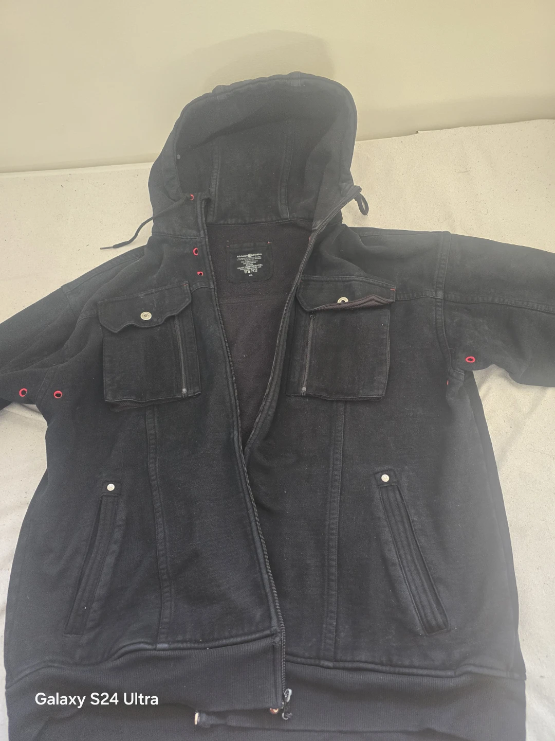 Lululemon Athletica Black Full Zip Hoodie XXL