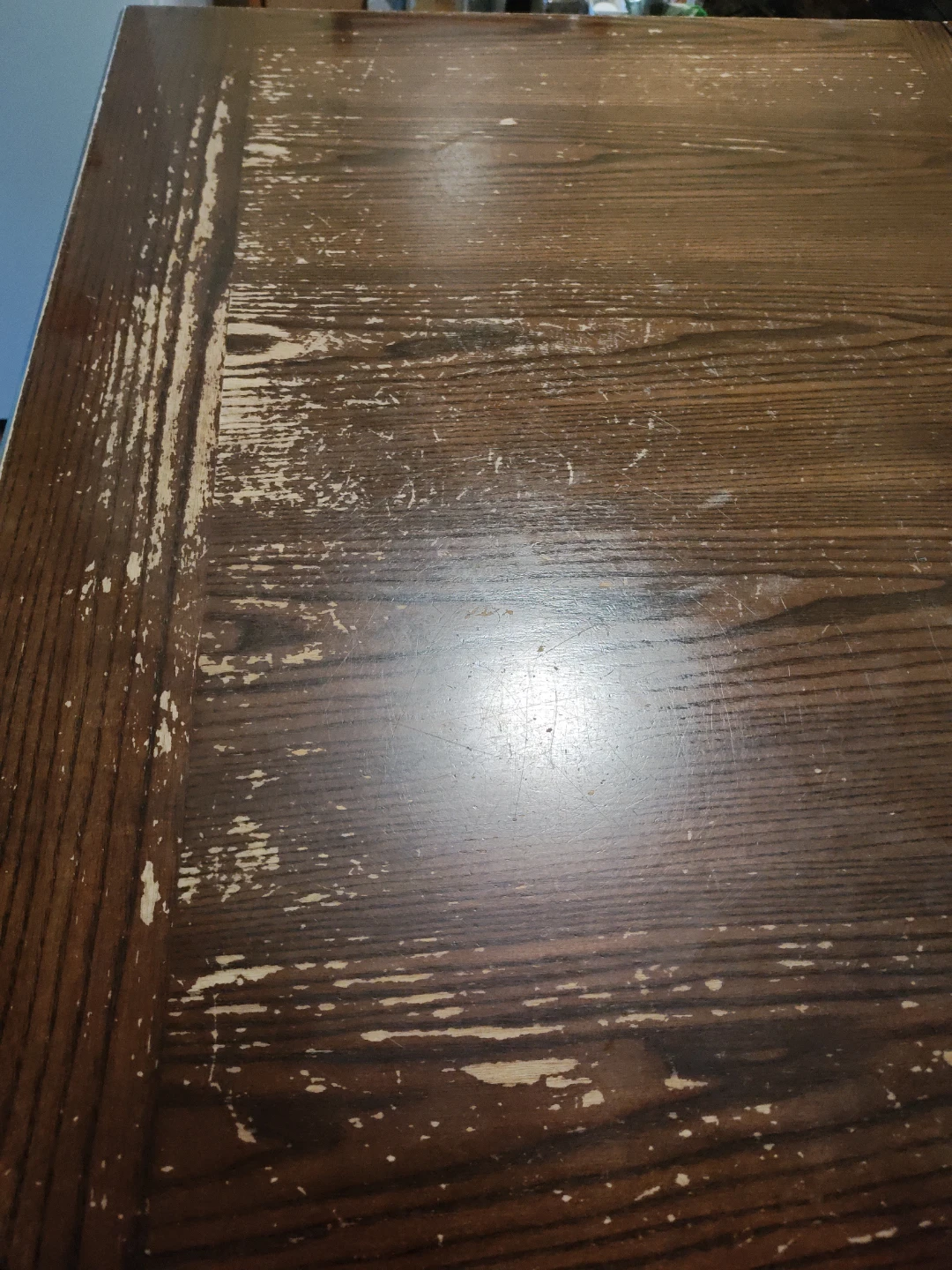 Extendable Dining Table - Dark Wood - photo 3