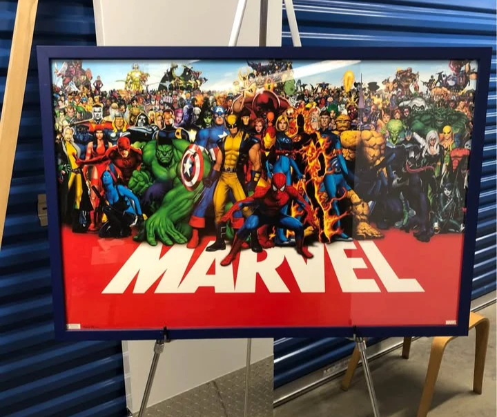Marvel Heroes Framed Poster by Trends International 🥕