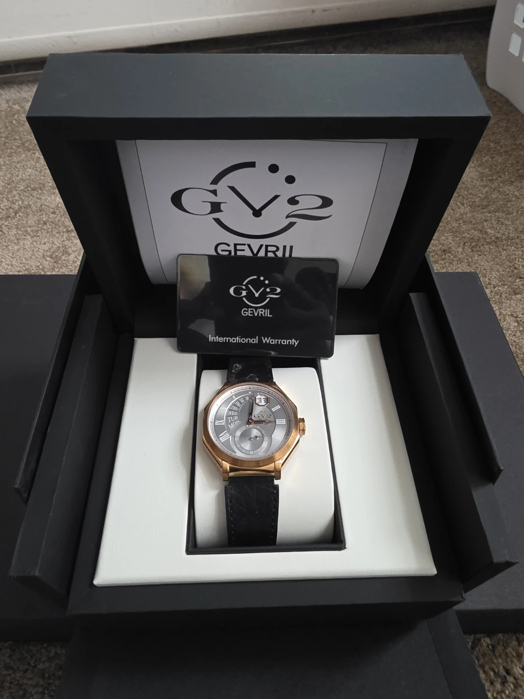 Gevril GV2 Rose Gold Tone Watch - photo 5