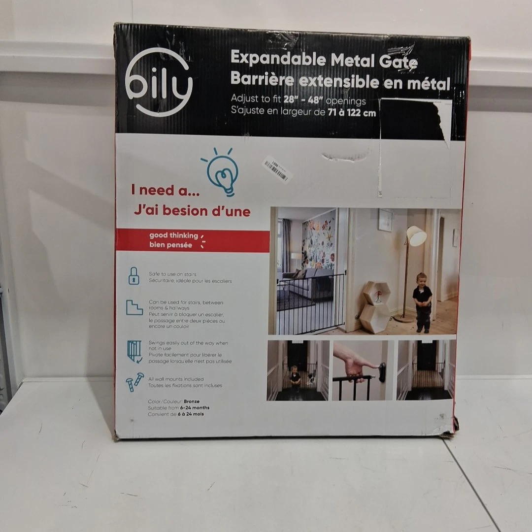 Bily Expandable Metal Gate- 28 to 48 inches Wide - photo 2