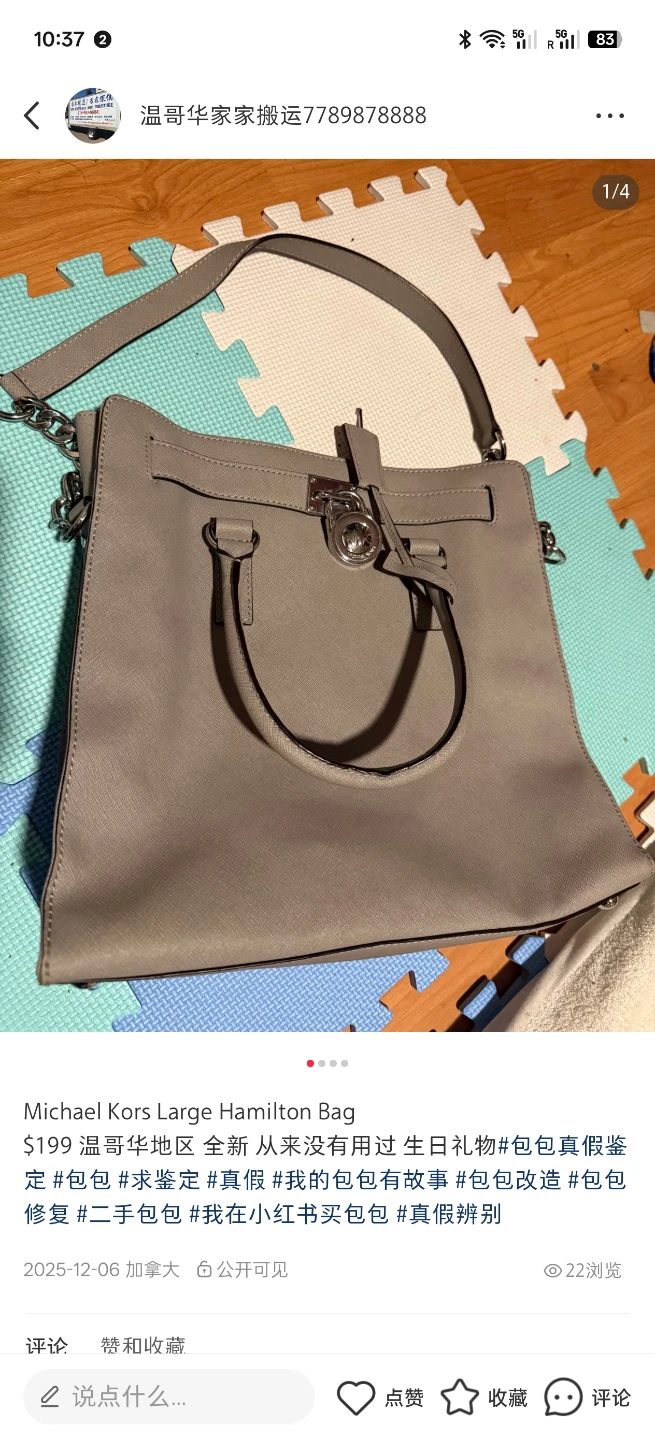 Michael Kors Large Hamilton Bag