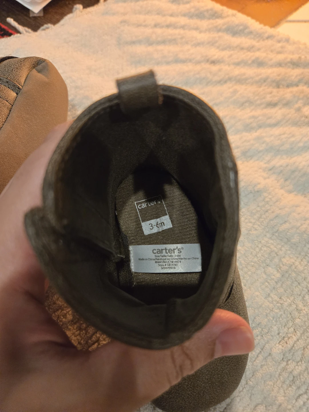 Carter's Baby Boots - 3-6 Months * Brand New - photo 2