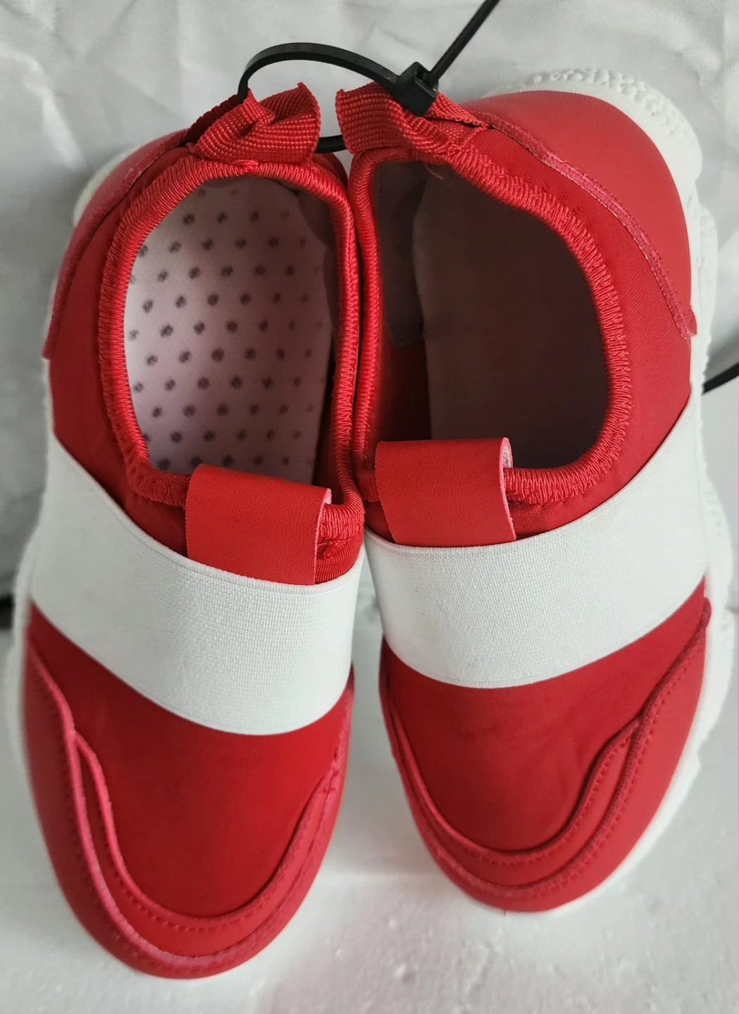 Kids Red Slip-On Sneakers - Size 32 - photo 2
