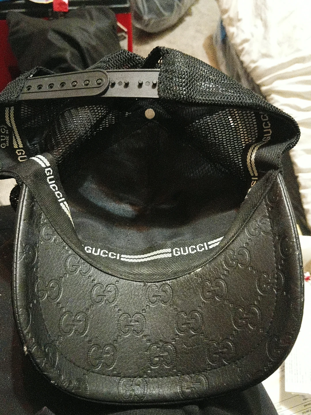 GUCCI Black Baseball Cap - photo 2