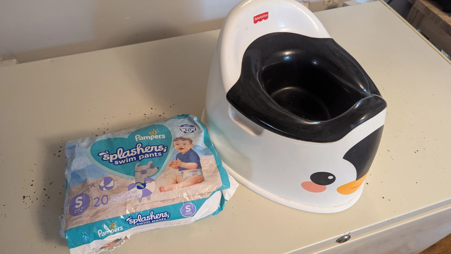 Free Penguine Potty and Swim Diapers