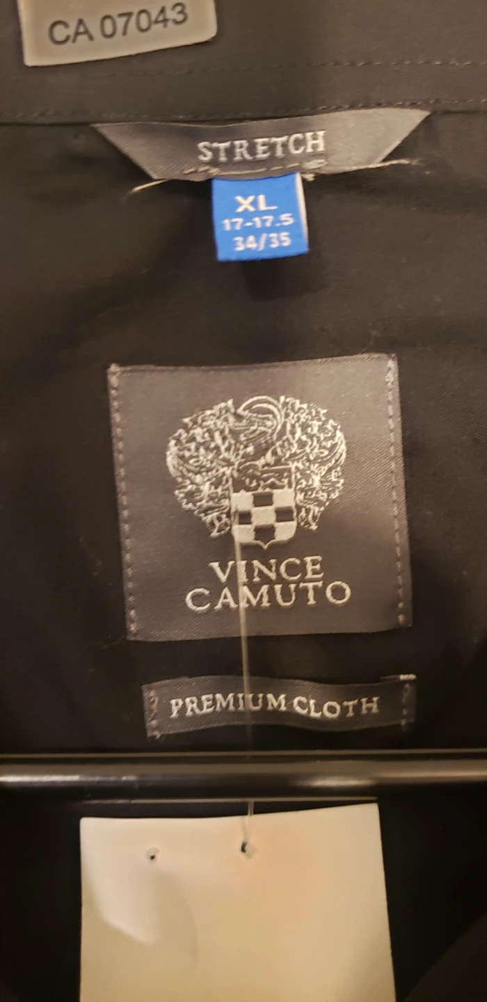 Vince Camuto Black Stretch Shirt XL - photo 3