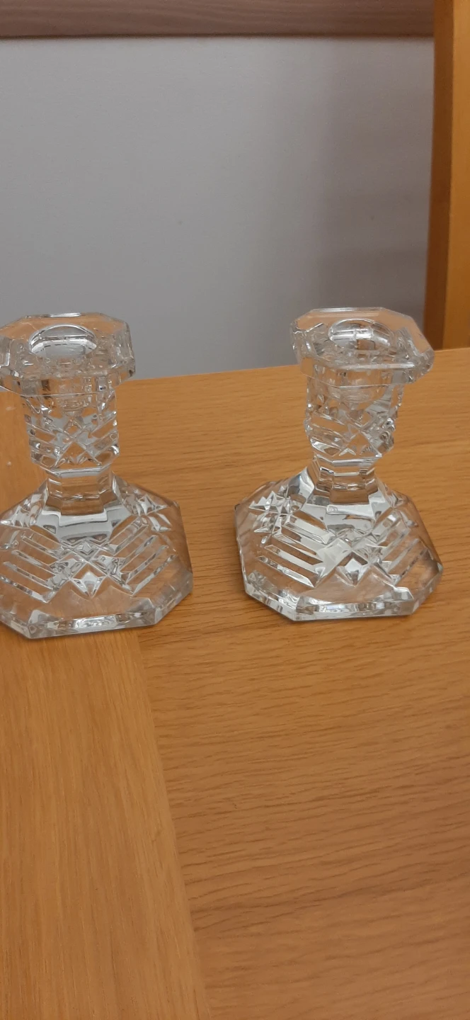 Vintage Waterford Lismore 2 piece Candlesticks