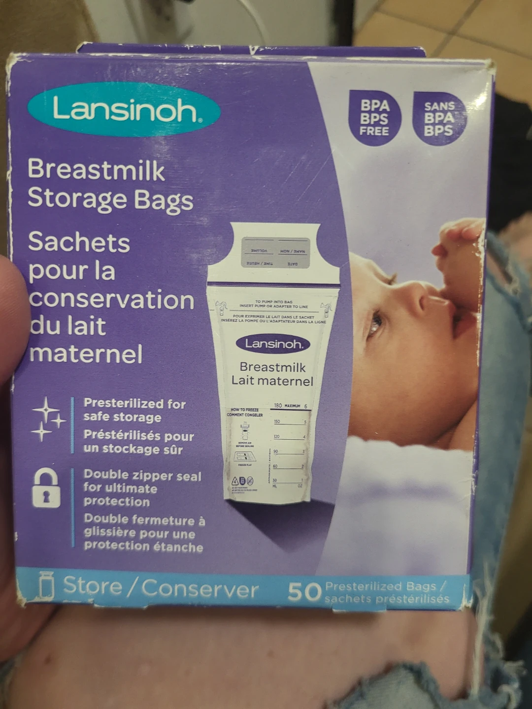 Lansinoh Breastmilk Storage Bags - 50 Count