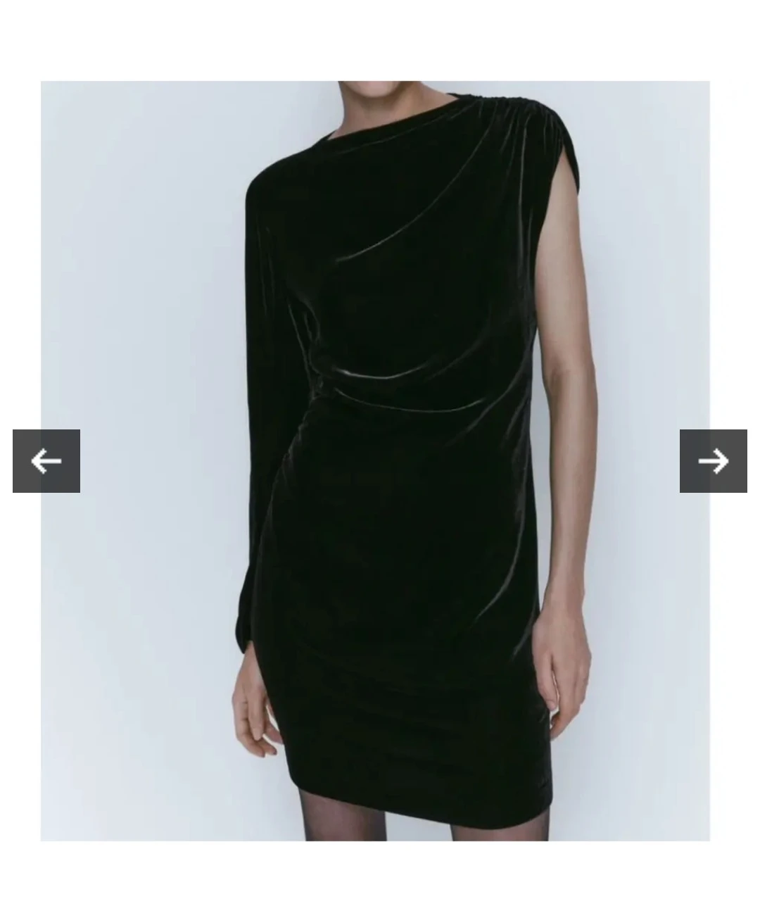 Massimo Dutti Black Dress Size S