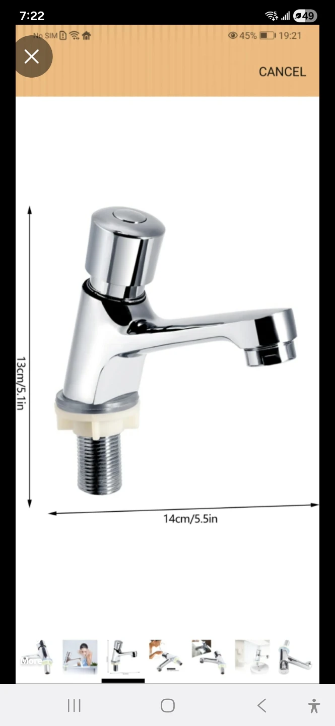 Chrome Bathroom Faucet - photo 2