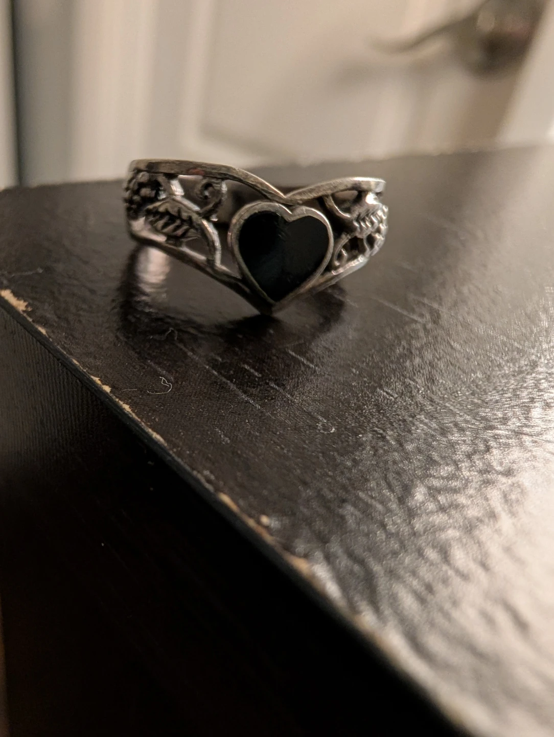 Silver 925 Ring with Heart Design