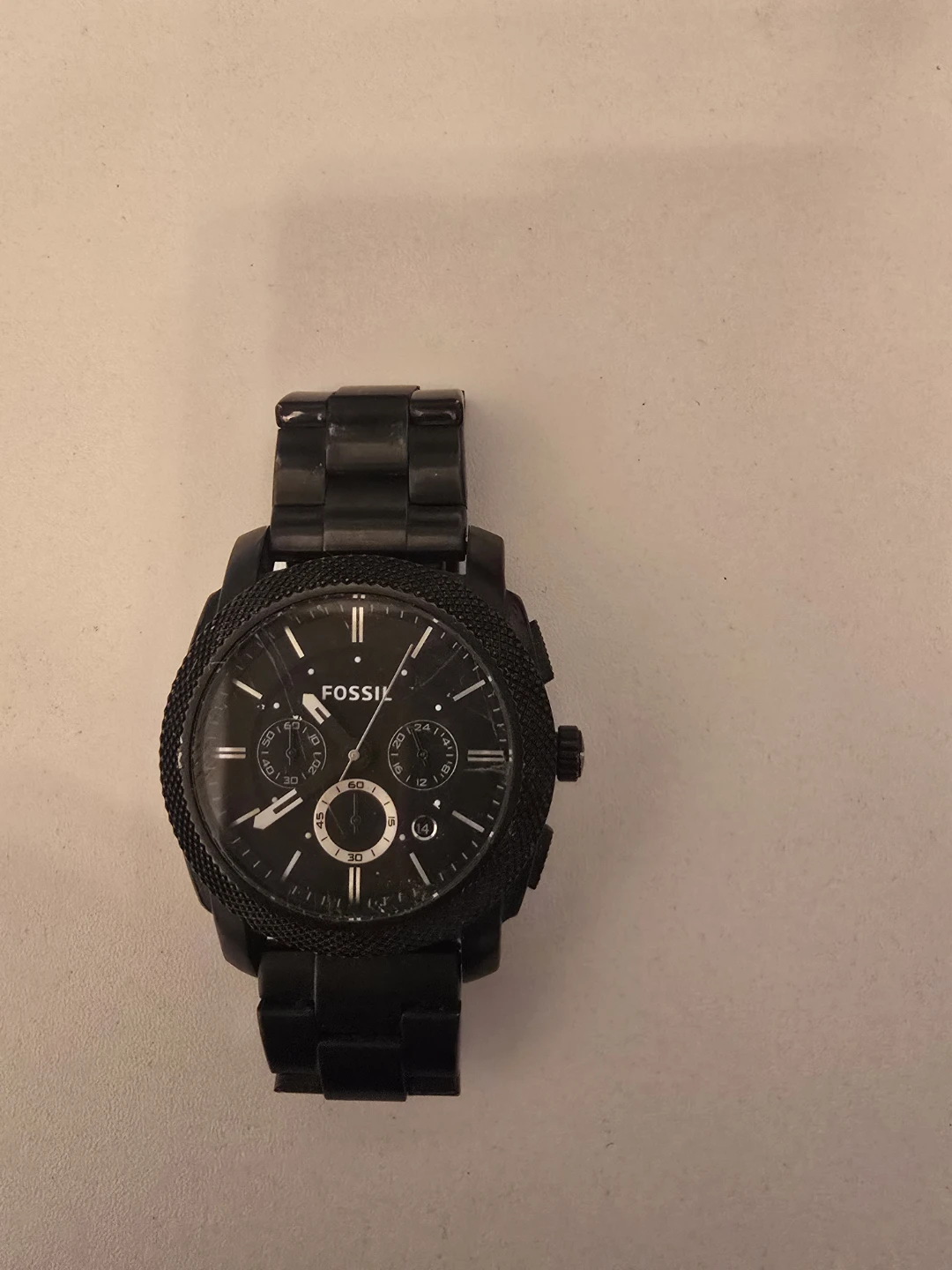 Fossil Black Chronograph Watch - photo 2