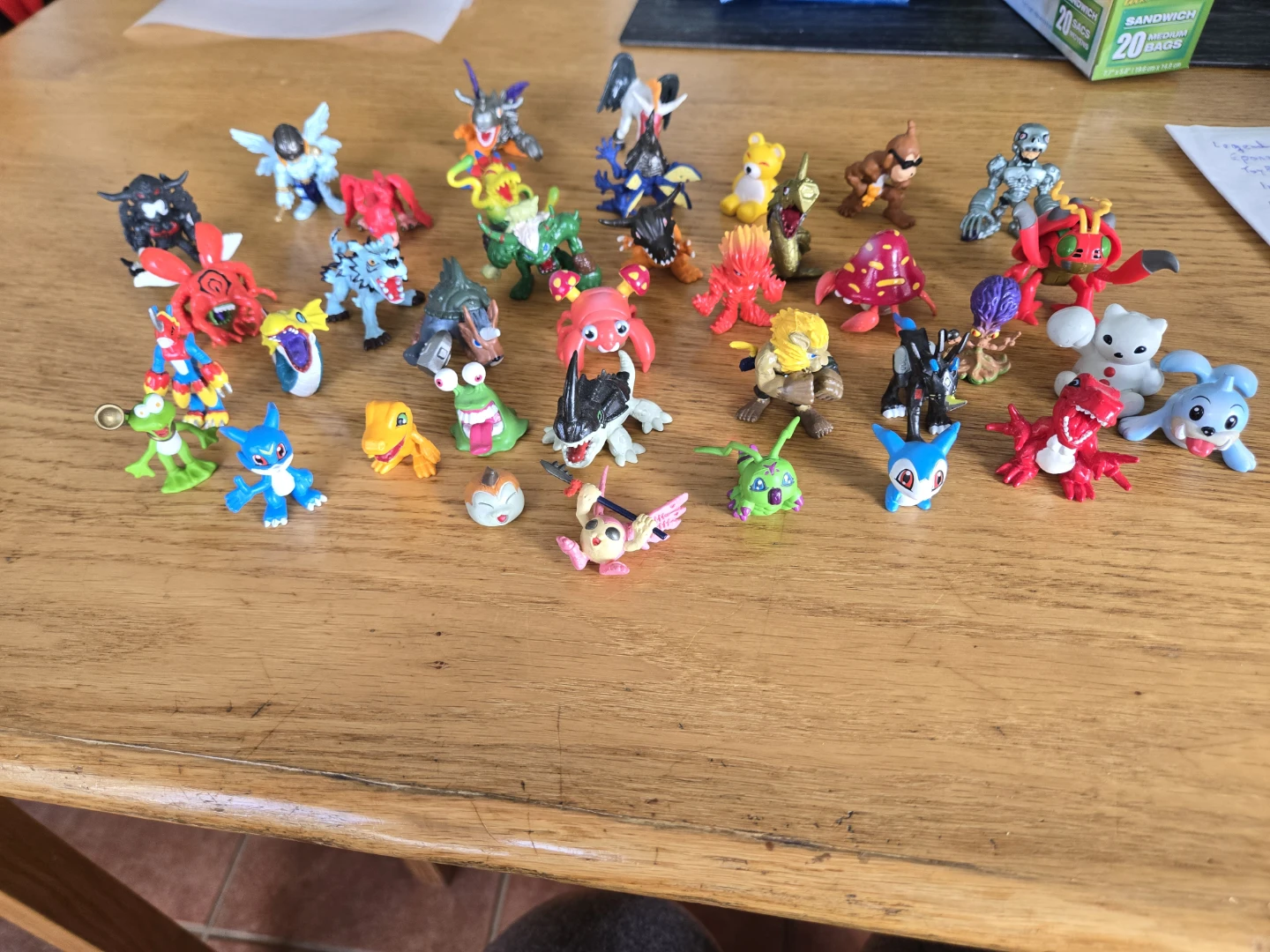 Digimon Mini Figures Lot - 37 pieces - circa 2000