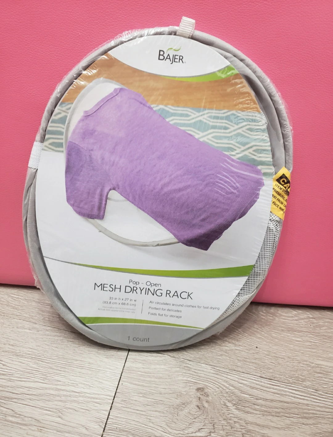 BAJER Pop-Open Mesh Drying Rack