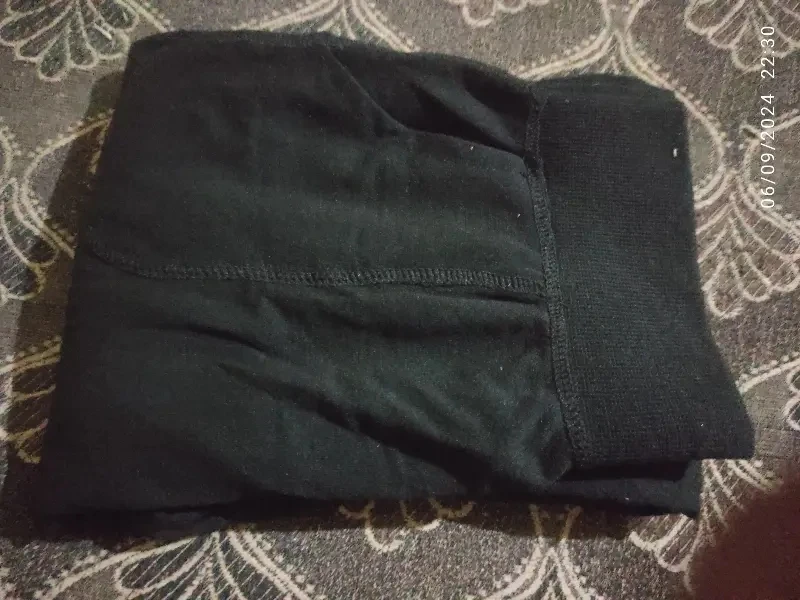 Women's Denim Jacket, Striped T-Shirt, and Black Pants Combo - photo 2