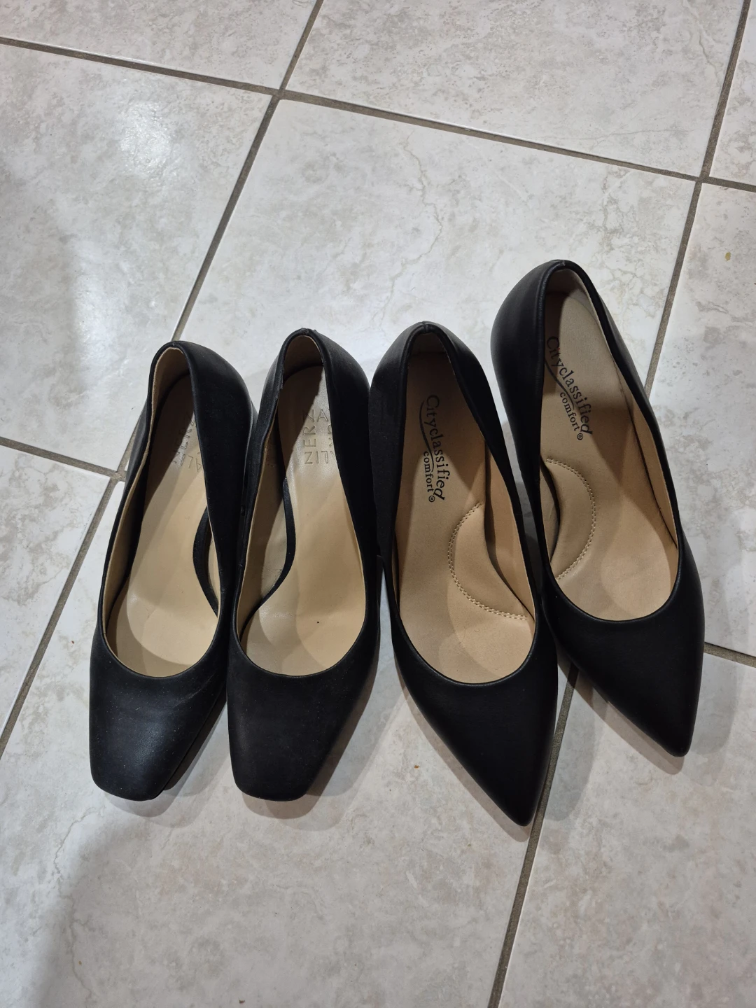 City Classified Comfort Black Pumps size 9.5