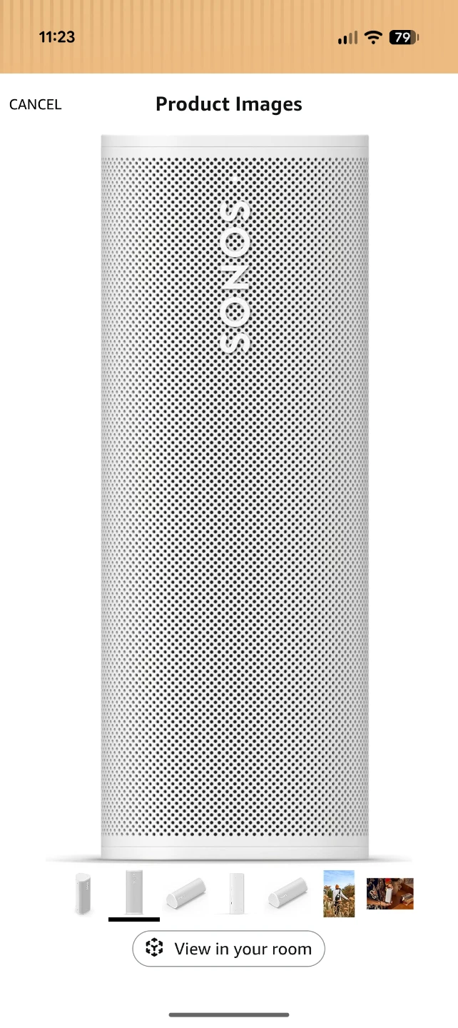 Sonos Roam SL Portable Wireless Speaker - White - photo 2