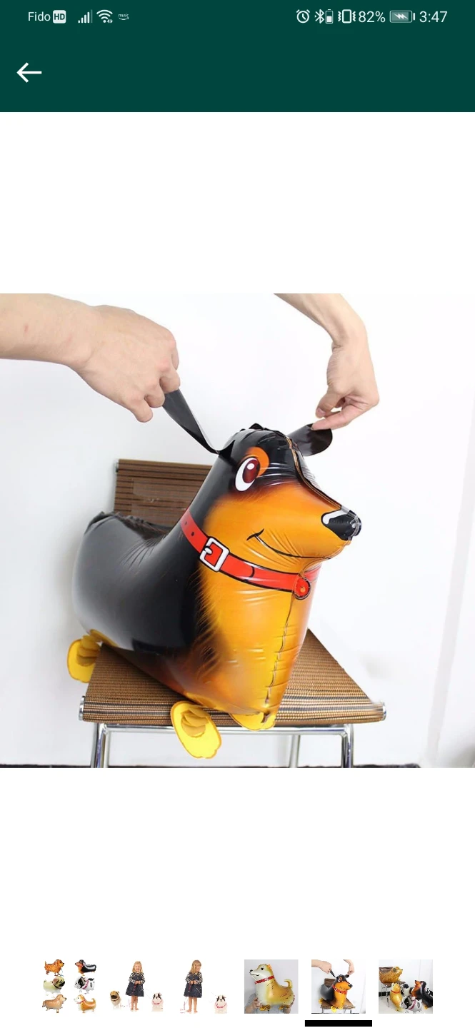 Dog Shaped Inflatable Walking Balloons 🏆 - photo 2