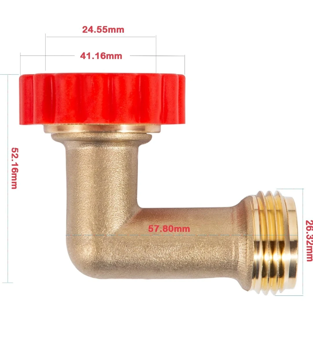 Brass Garden Hose Elbow with Filter - photo 5