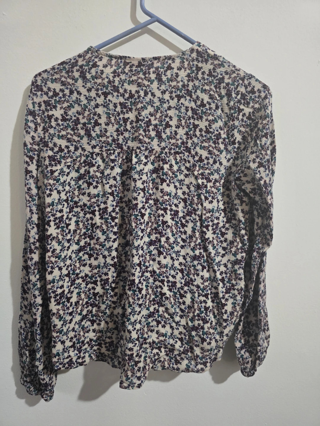 Mossimo Floral Wrap Long Sleeve Blouse - photo 2