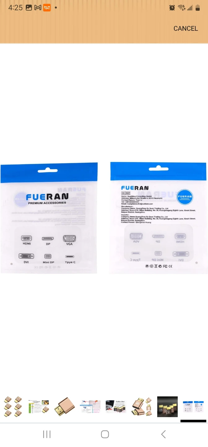 4K HDR HDMI Dummy Plug, Virtual Monitor EDID Emulator, ... - photo 4