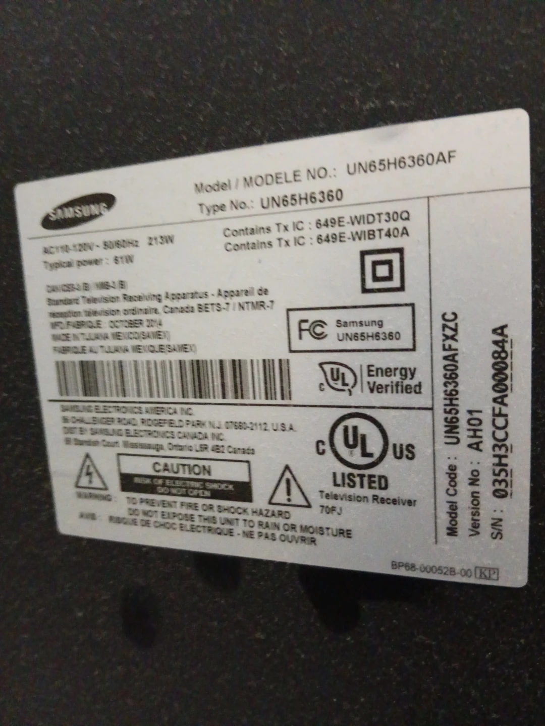 Samsung 65" UN65H6360AFXZC Smart TV - photo 2