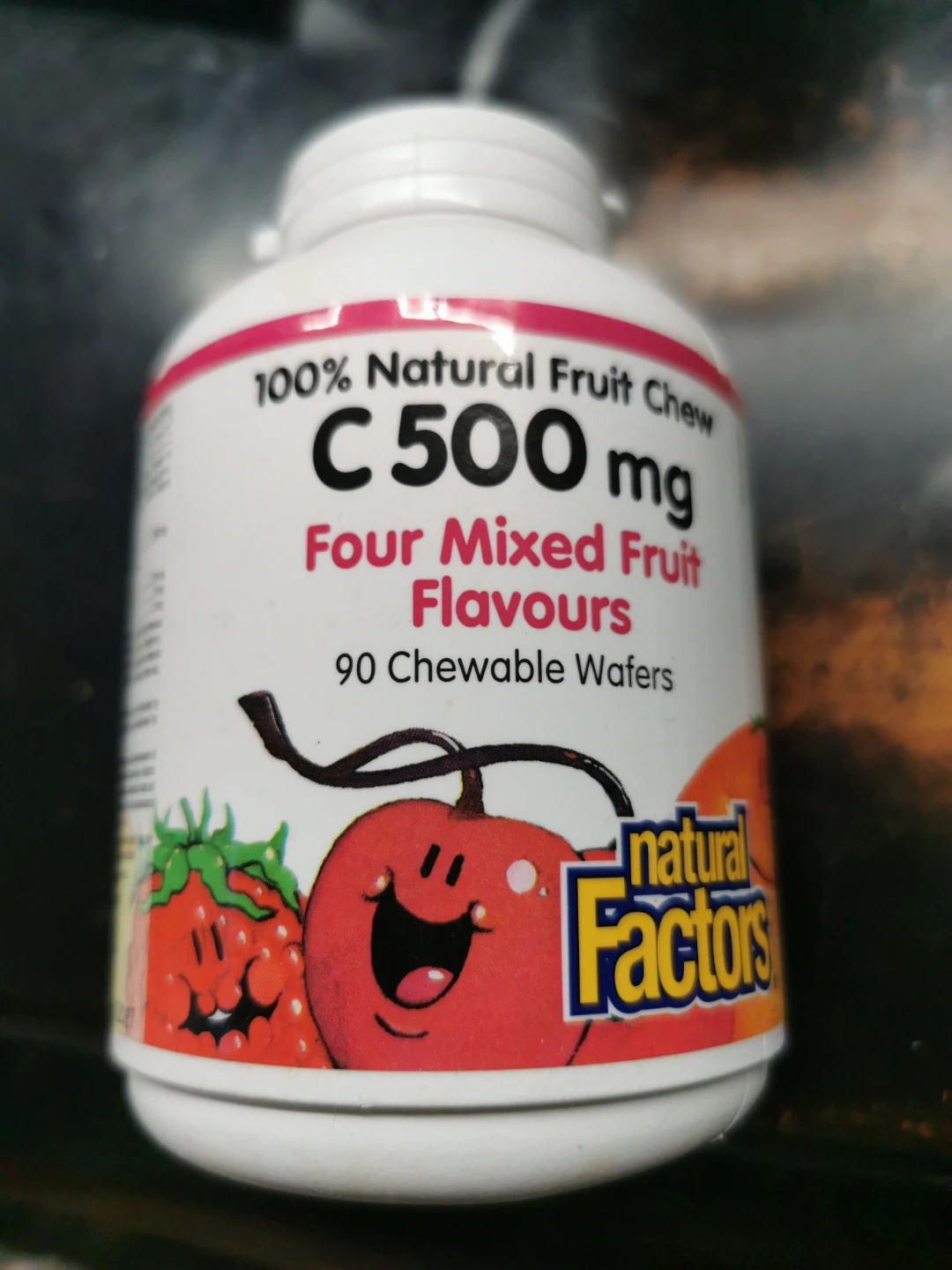 🏆 Natural Factor C500 mg Mixed Fruit Flavours (90 ct)