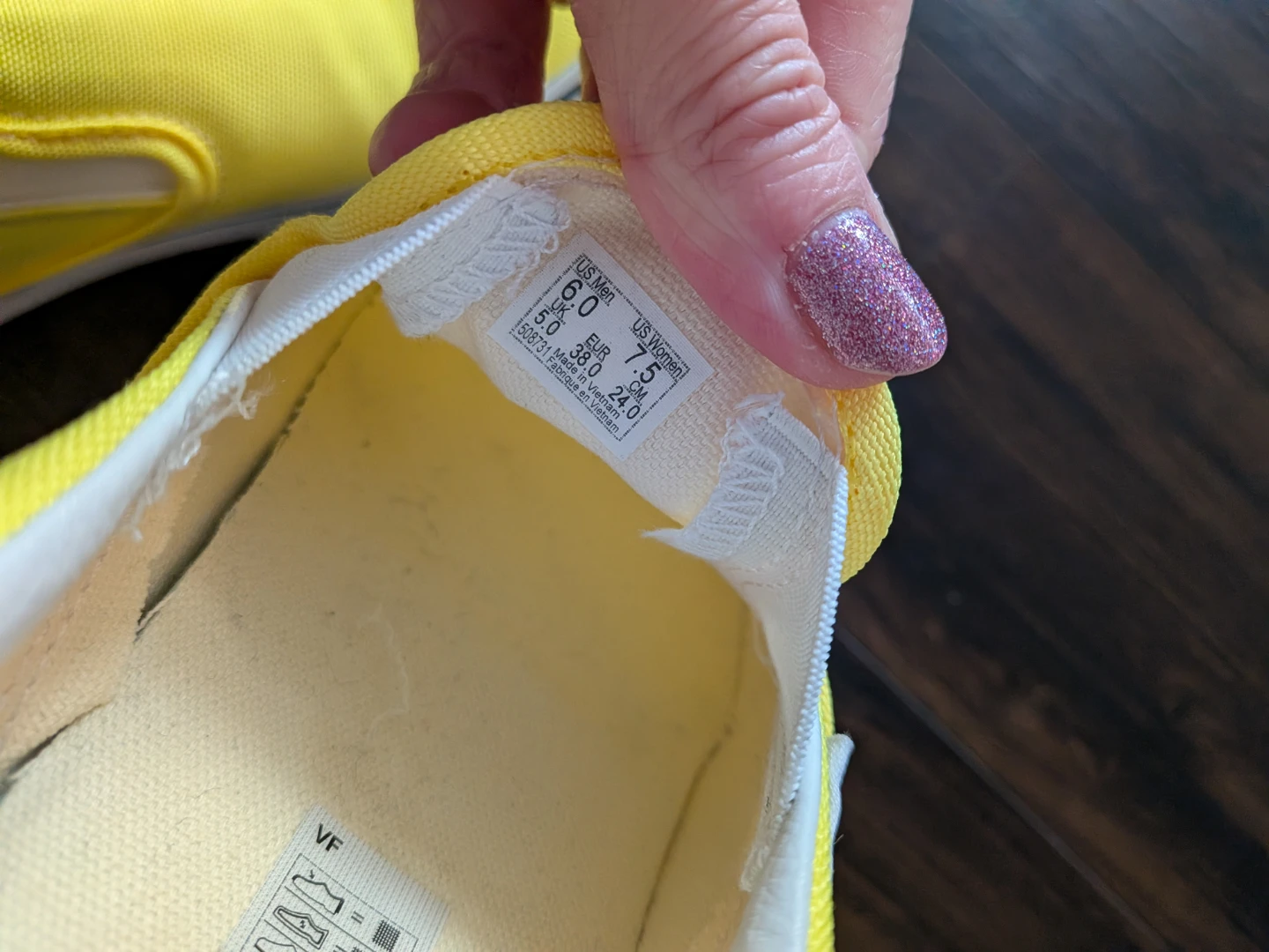 Vans Neon Yellow Slip-On Shoes - photo 3