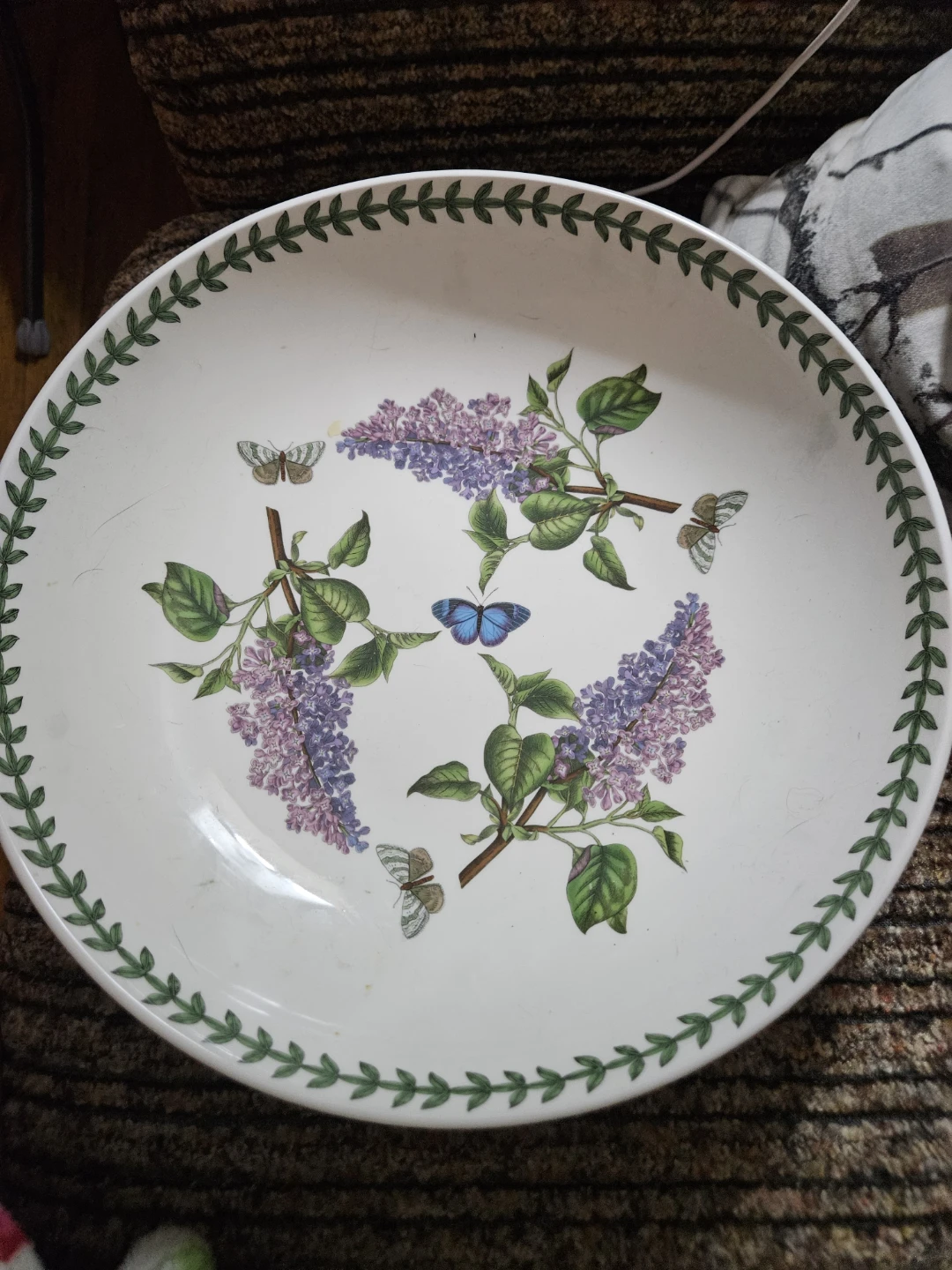 Portmeirion Botanic Garden Large Salat/Pasta Bowl. W/ Fork