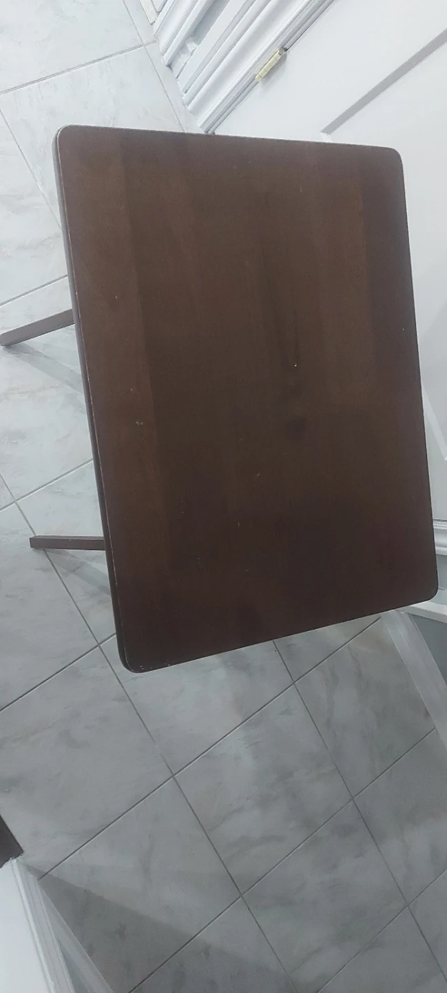 Wooden TV tray table - photo 2