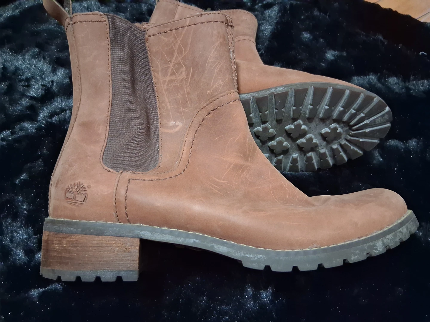 Timberland Brown Suede Chelsea Boots